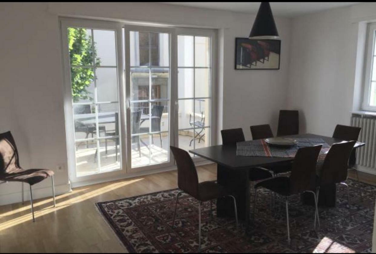 Charmant Appartement Avec Terrasse Dans Villa Straßburg Exterior foto