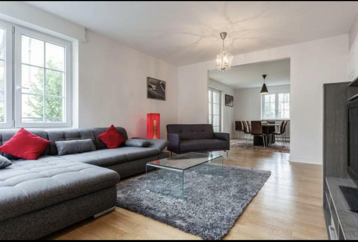 Charmant Appartement Avec Terrasse Dans Villa Straßburg Exterior foto